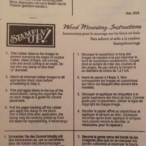 Stampin’ Up! Mini Messages stamp set with 2 completed Holiday cards. New in box - Picture 7 of 10